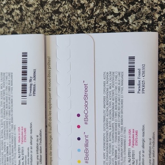 Color Street Pedicure Real Nail Polish Strips, Set of 3, Purples and Greens - Picture 5 of 7